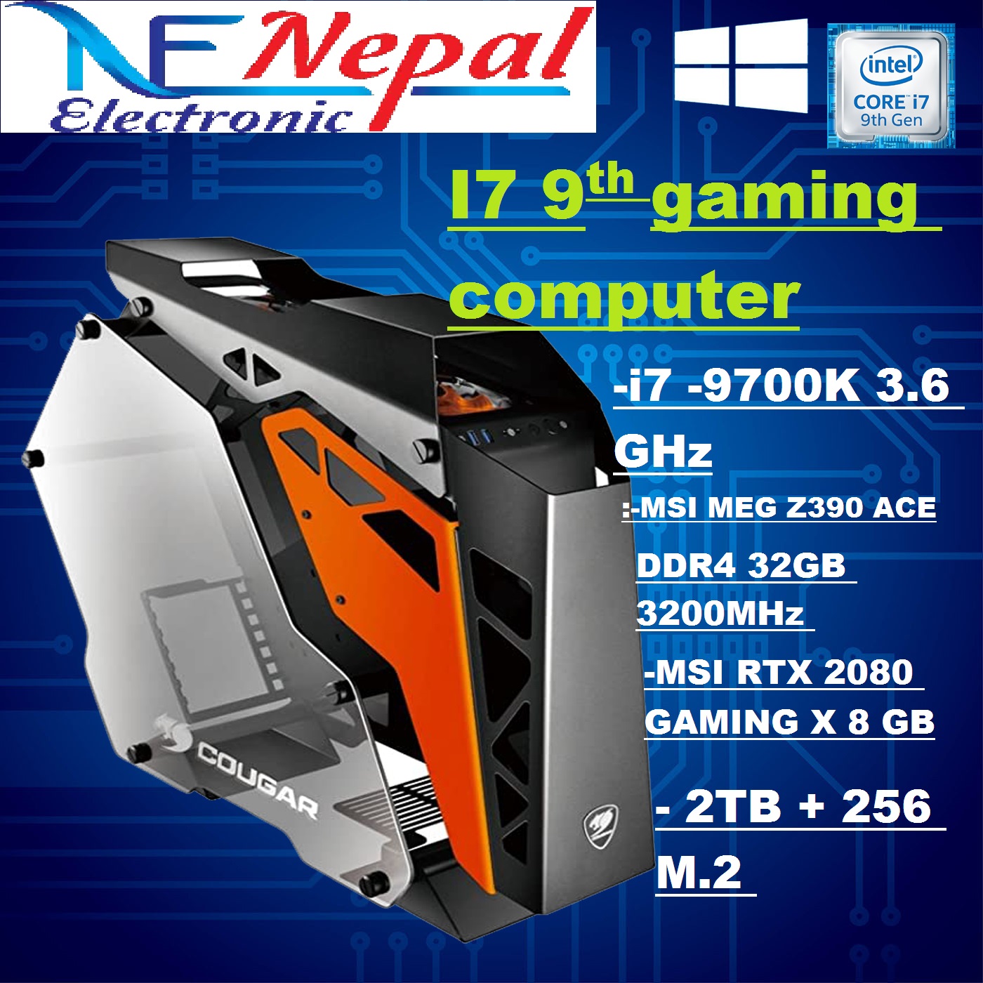 I7 9th gaming computer